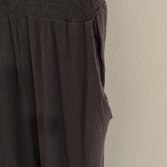 Xhilaration strapless jumpsuit - Grey with embroidered top. Size M - Picture 3 of 6